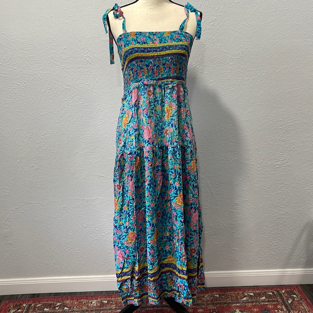 Summer Print Midi Dress